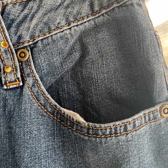 EMBROIDERED BEADED LONG DENIM FLOWING SKIRT - Picture 9 of 16